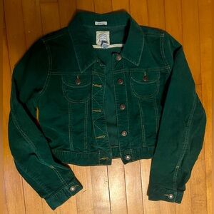 Cropped corduroy jacket